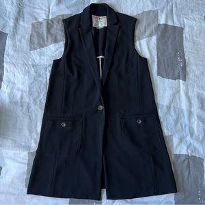 Anthropologie Long Vest Blazer